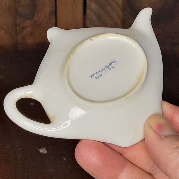 Floral Teapot-Shaped Trinket Dish - Picture 6 of 9